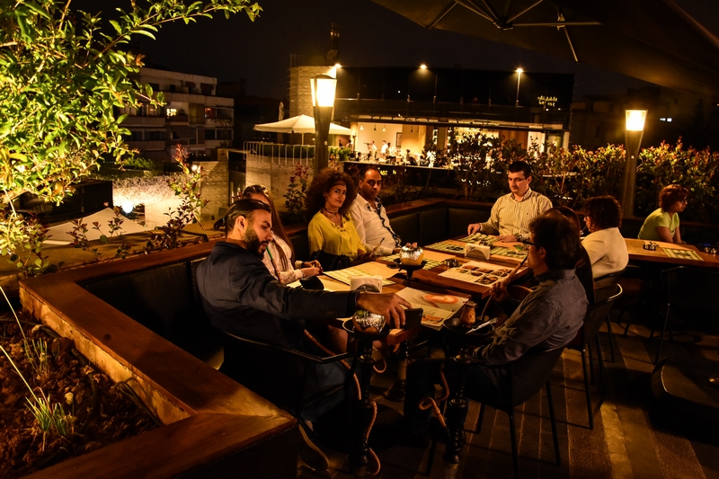 Kitchen Yard on Saturday Night